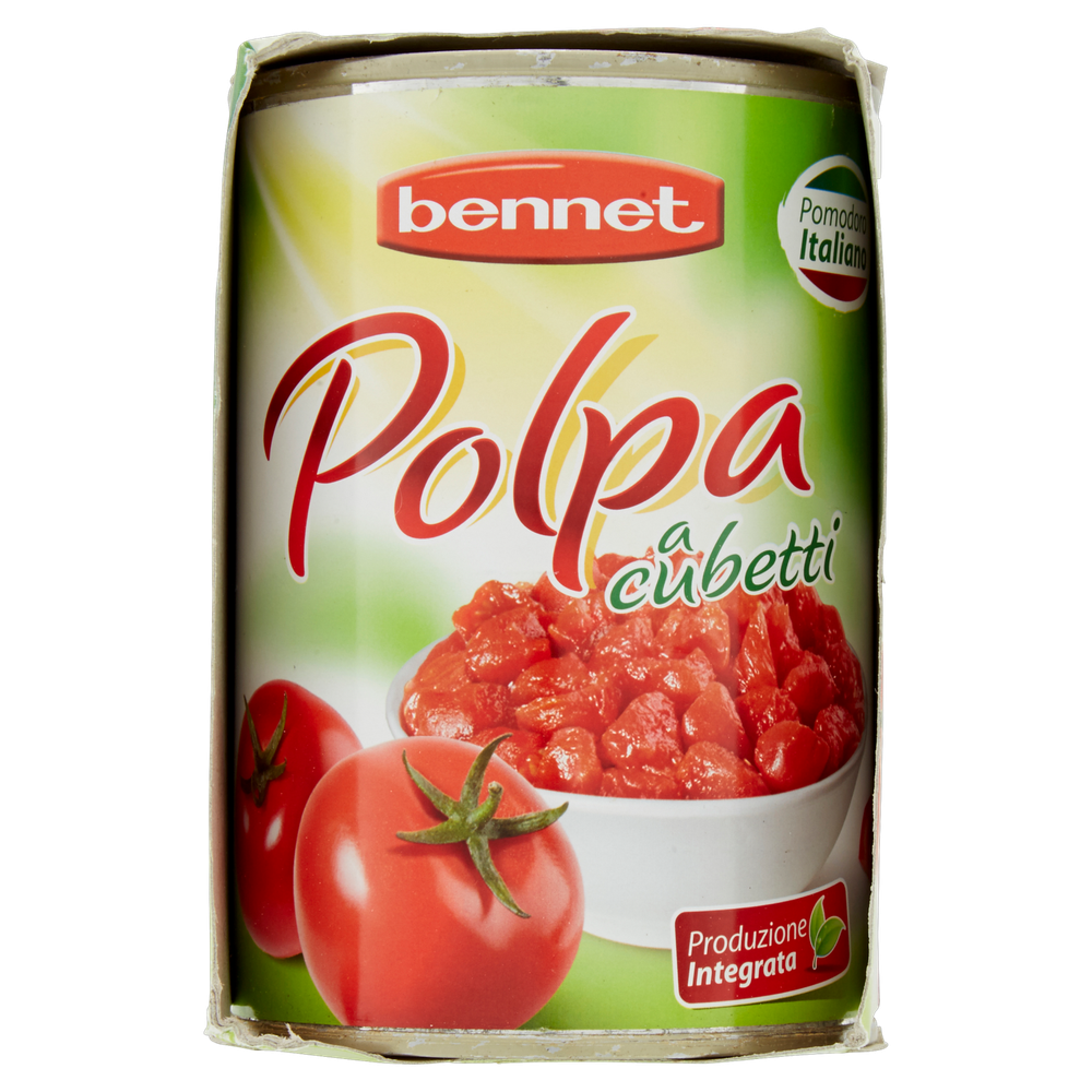 Polpa Di Pomodoro A Cubetti 3x400g Bennet - Foto 2