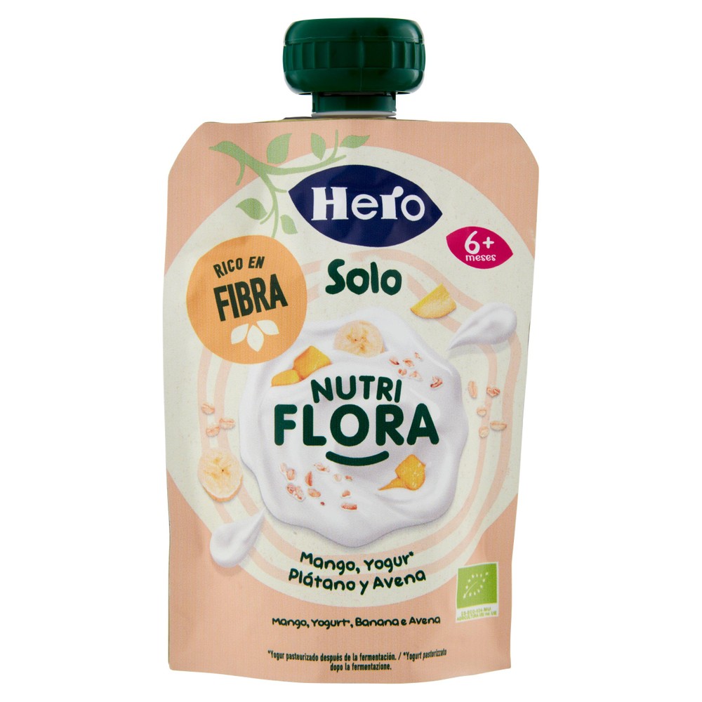 Pouch Nutriflora Yogurt-Mango-Banana-Avena Hero Solo