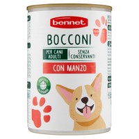 Alimento Umido Per Cani Bocconcini Al Manzo Bennet