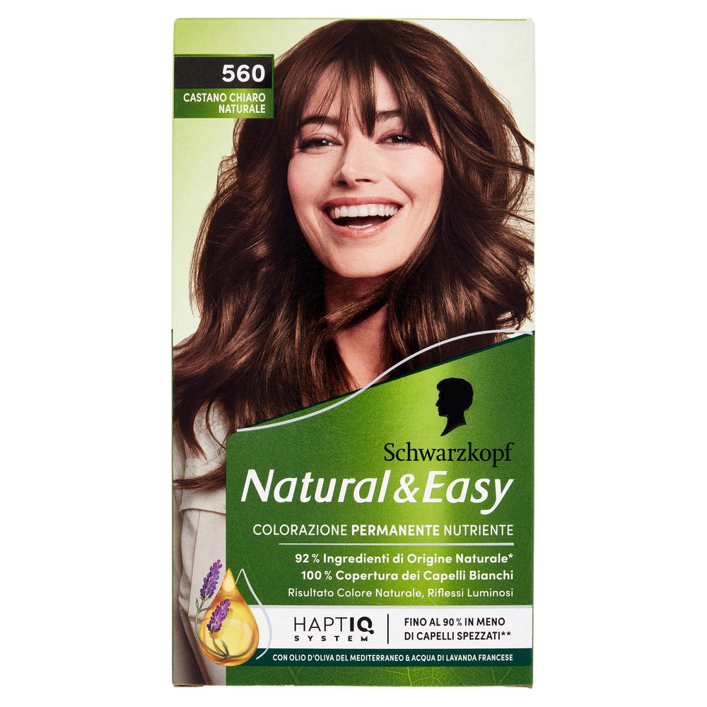 Colorazione Capelli 560 Castano Chiaro Naturale Natural & Easy - Foto 1