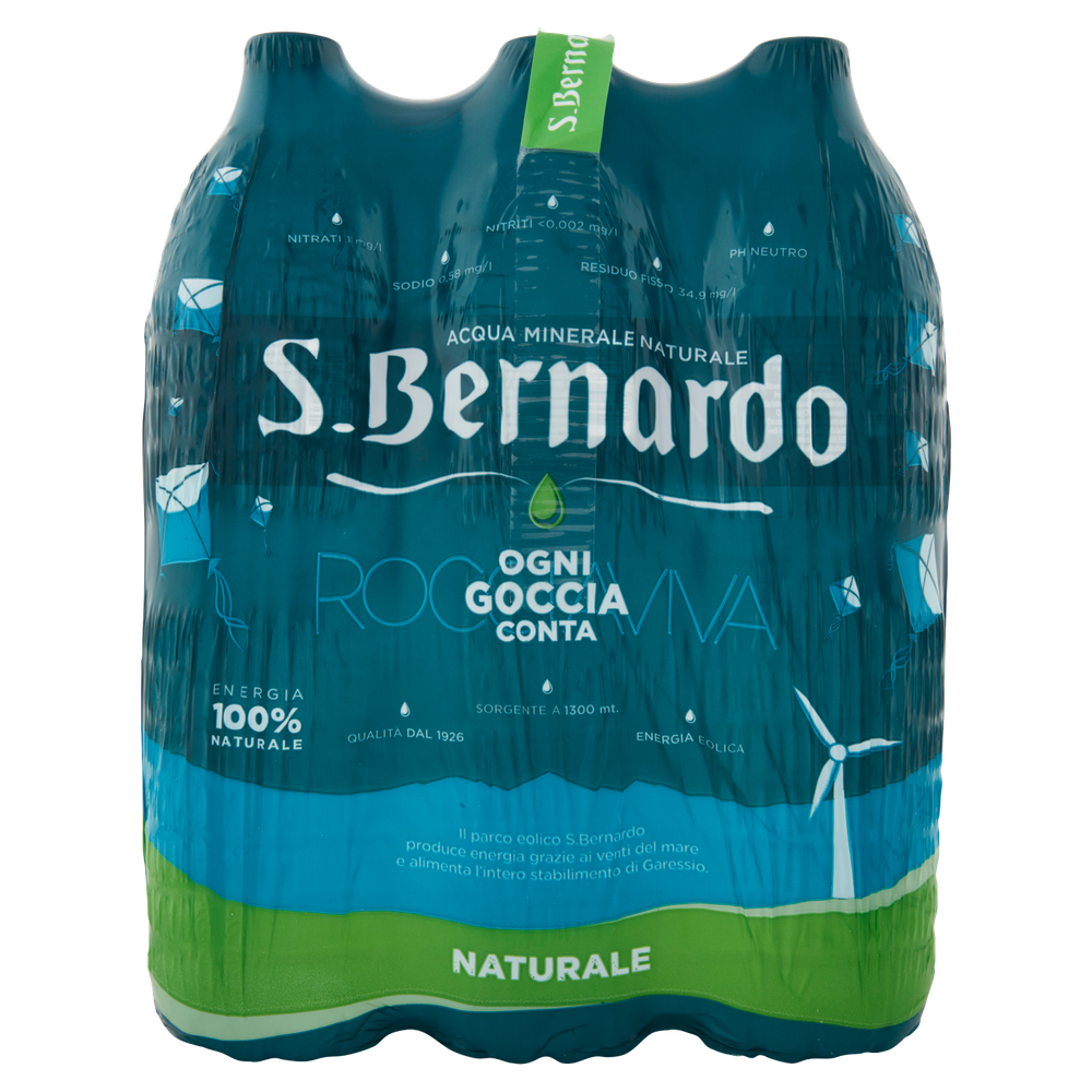 Acqua Naturale San Bernardo 6 X L 1,5 - Foto 3