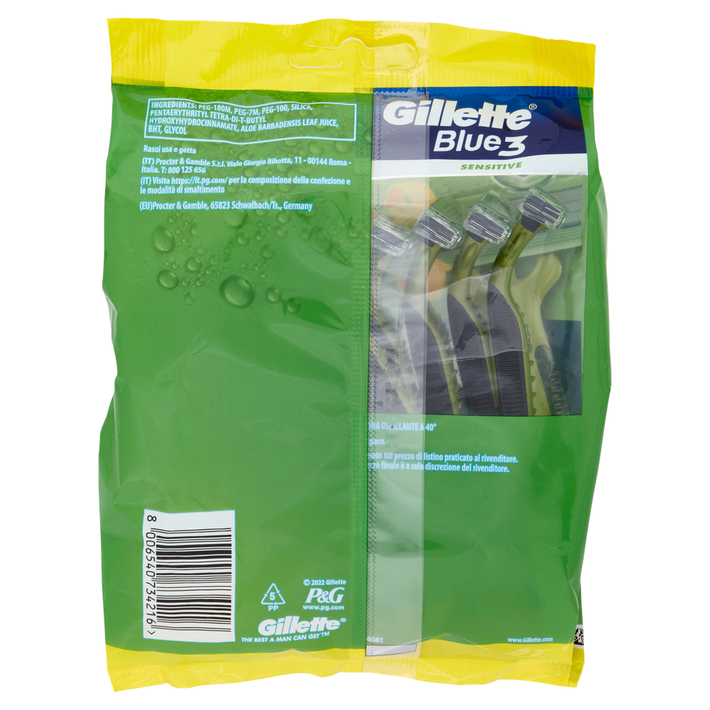 Rasoio Gillette Blue3 Sensitive Conf. Da 8+2 - Foto 3