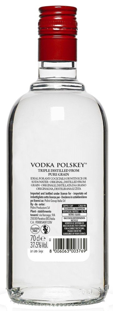 Vodka Polskey 70cl 37.5%vol. - Foto 2