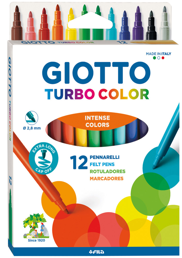 Pennarelli Punta Fine Turbo Color Giotto - Foto 1