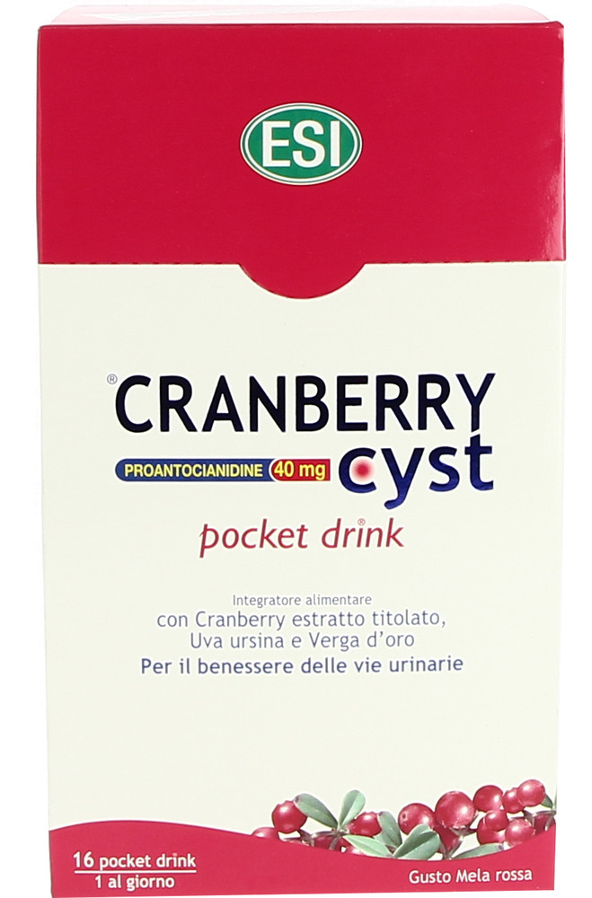 Cranberry Cyst Esi Pocket Drink - Foto 1