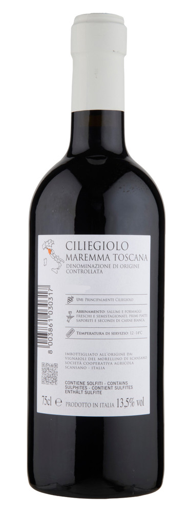 Vino Rosso Ciliegiolo Maremma Doc Cantine Vignaioli - Foto 3