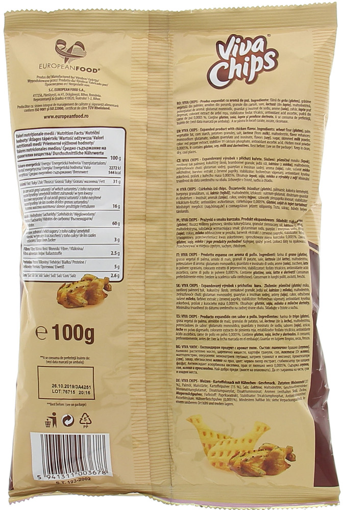 Patatine Al Pollo Viva Chips - Foto 2