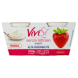Yogurt Senza Lattosio Alla Fragola 2x125g Bennet Vivisì - Foto 1