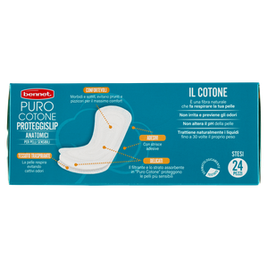 24 Proteggi Slip Stesi In Cotone Bennet - Foto 3