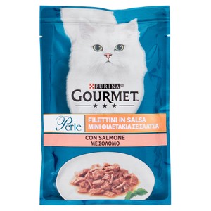 Alimento Umido Per Gatti Al Salmone Perle Gourmet - Foto 1