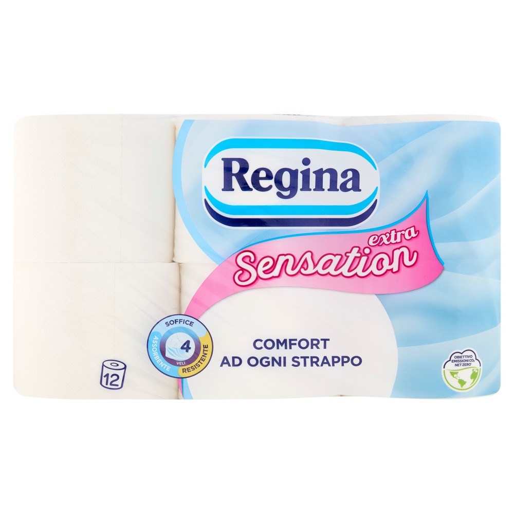 Regina Sensation Extra Carta Igienica 12 Rotoli - Foto 1