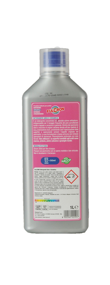 Detersivo Pavimenti Concentrato Per Gres E Ceramica Fulcron - Foto 2