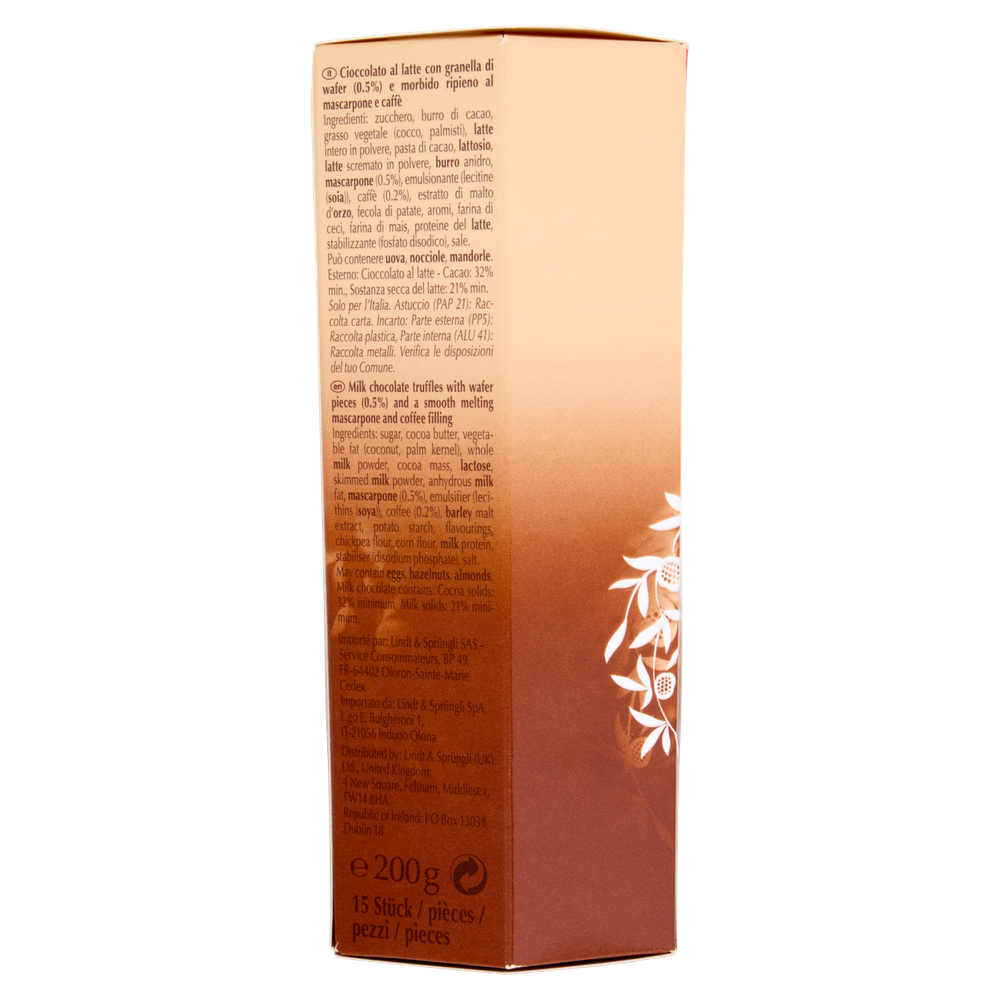Cioccolatini Lindor Tiramisù Con Ripieno Mascarpone 15x13g Lindt - Foto 2