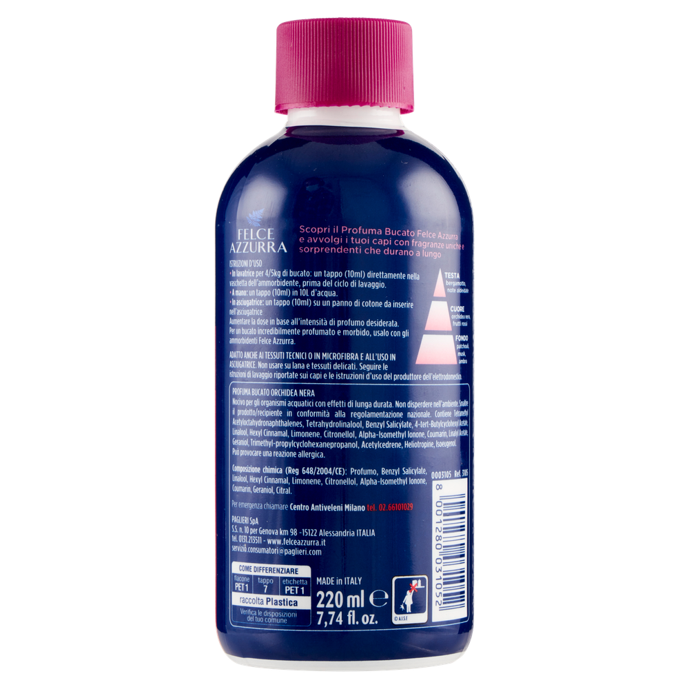 Profumatore Liquido Per Bucato Orchidea Nera Felce Azzurra - Foto 3