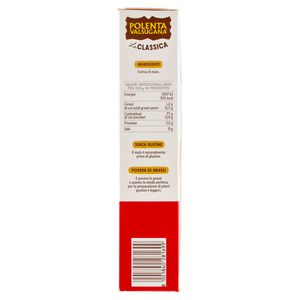 Polenta Gia' Pronta La Classica Senza Glutine 2x190g Polenta Valsugana - Foto 2