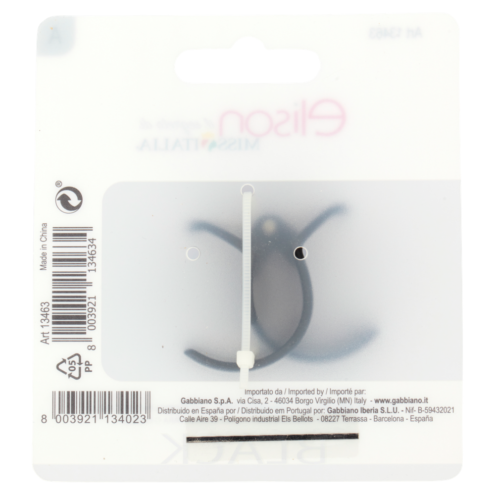 Accessori Per Capelli Black 1 Pz Elison - Foto 3