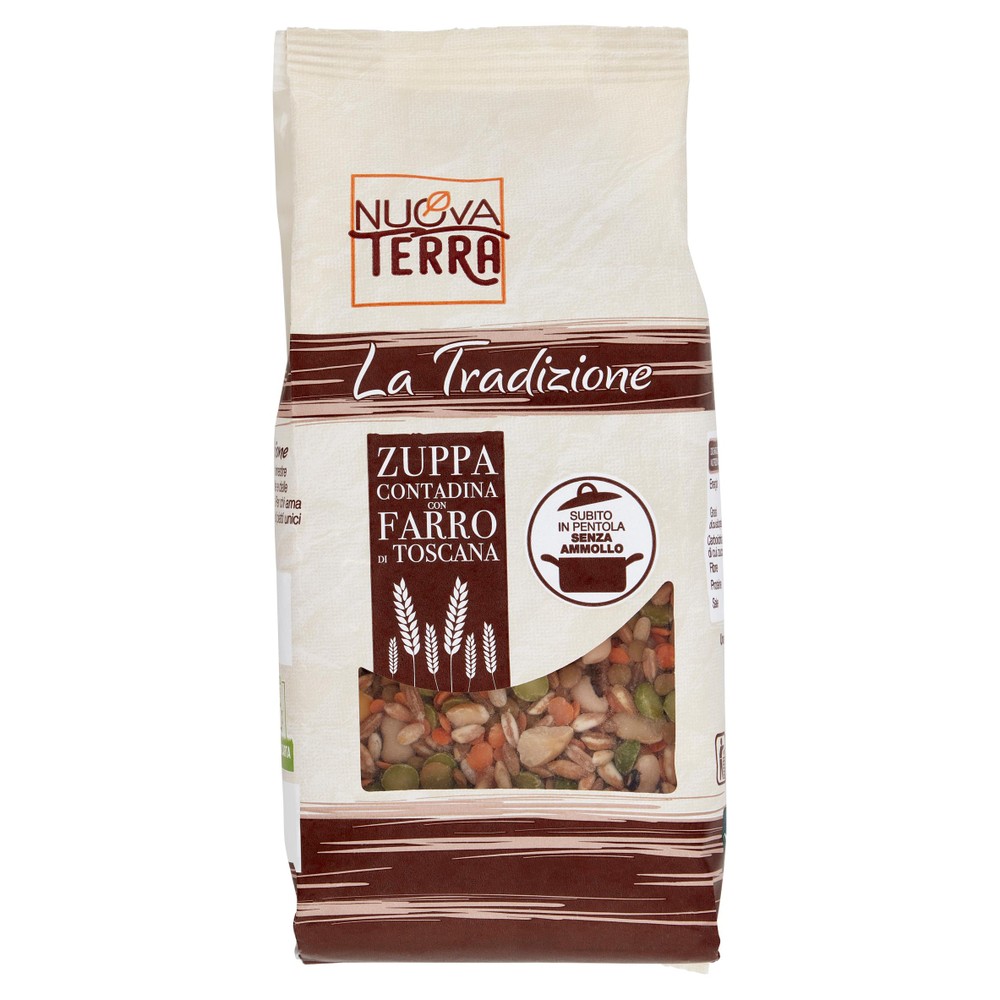 Zuppa Contadina Con Farro Di Toscana La Tradizione Nuova Terra - Foto 1
