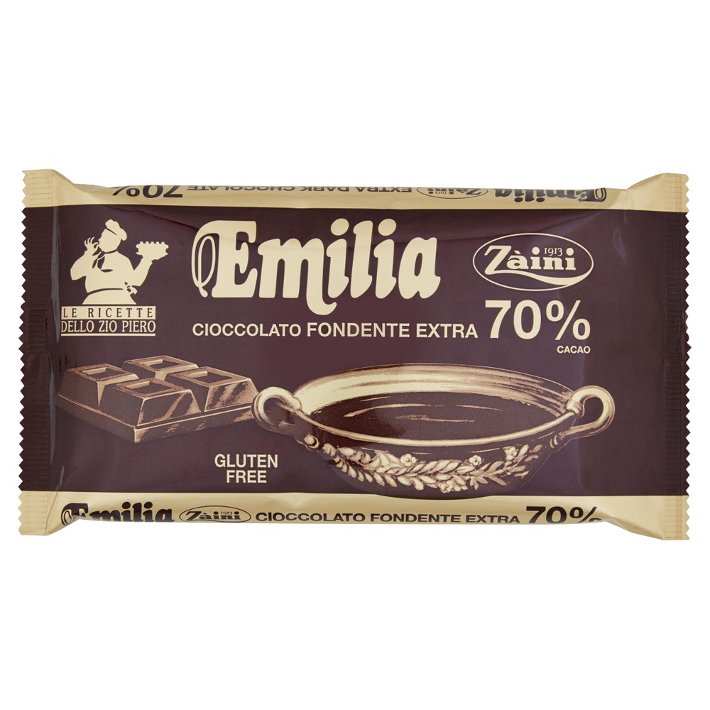 Tavoletta Di Cioccolato Fondente Extra 70% Emilia Zaini - Foto 1