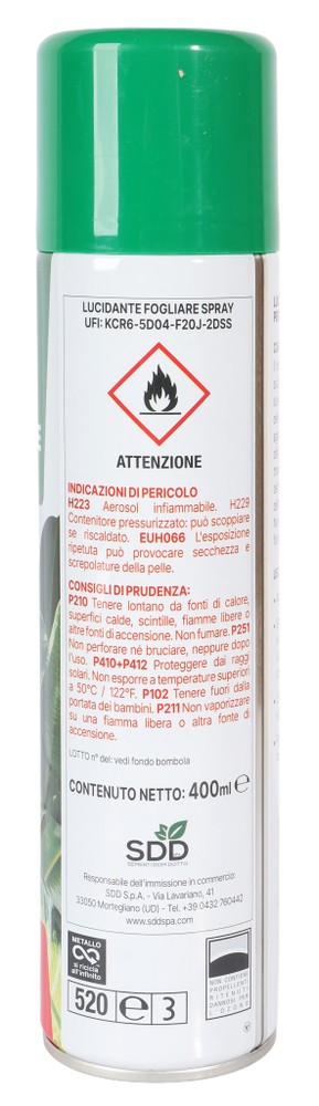 Lucidante Fogliare Dom 400ml Spray - Foto 2