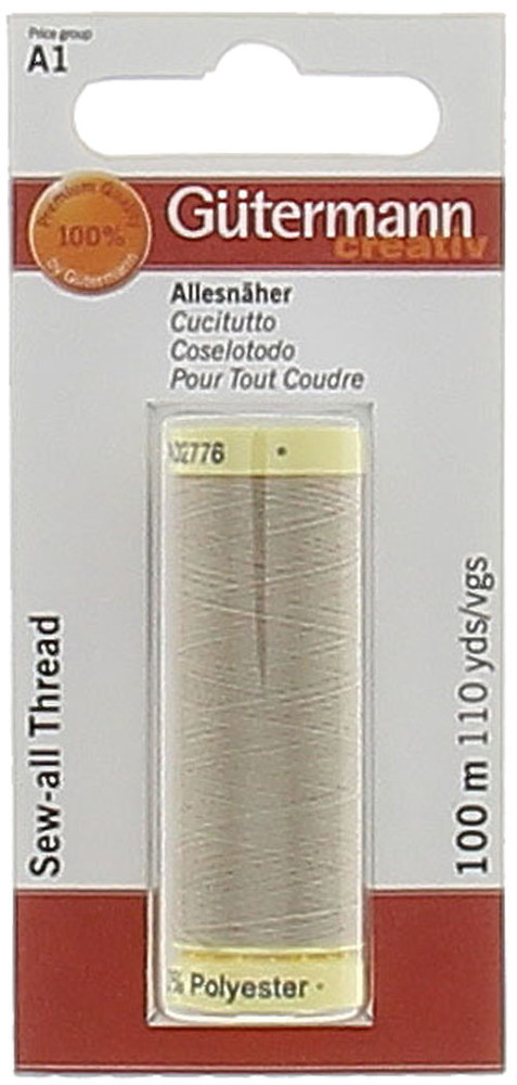 Filo Per Cucire Colore 722 Beige Deserto Mt.100 Gutermann - Foto 1