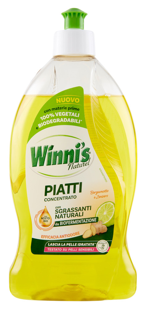 Detersivo Per Piatti Bergamotto E Zenzero Winni's - Foto 1