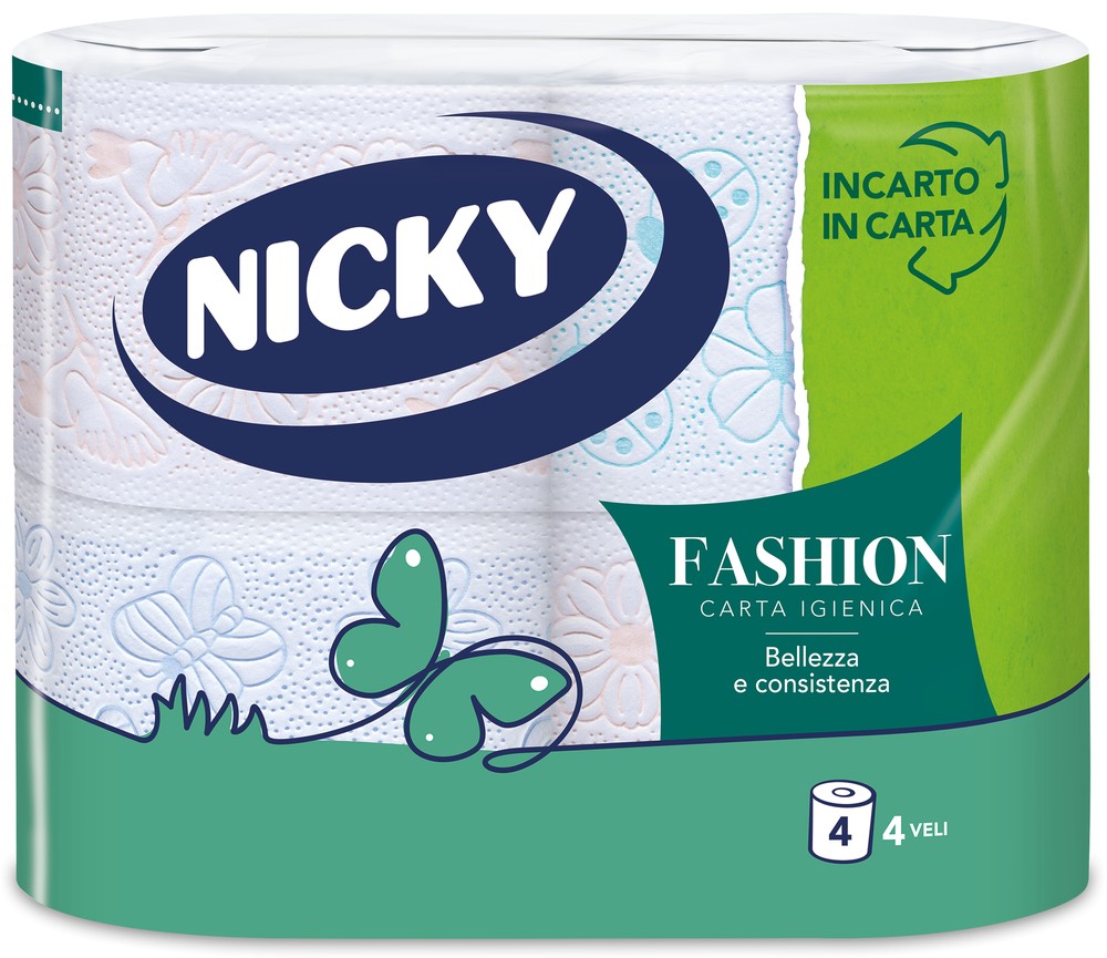 4 Rotoli Carta Igienica Fashion Nicky - Foto 1