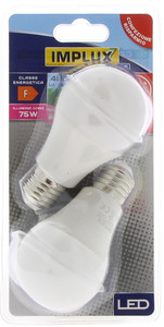2 Lampadine A Led A Goccia 75we27 Luce Neutra Implux - Foto 1
