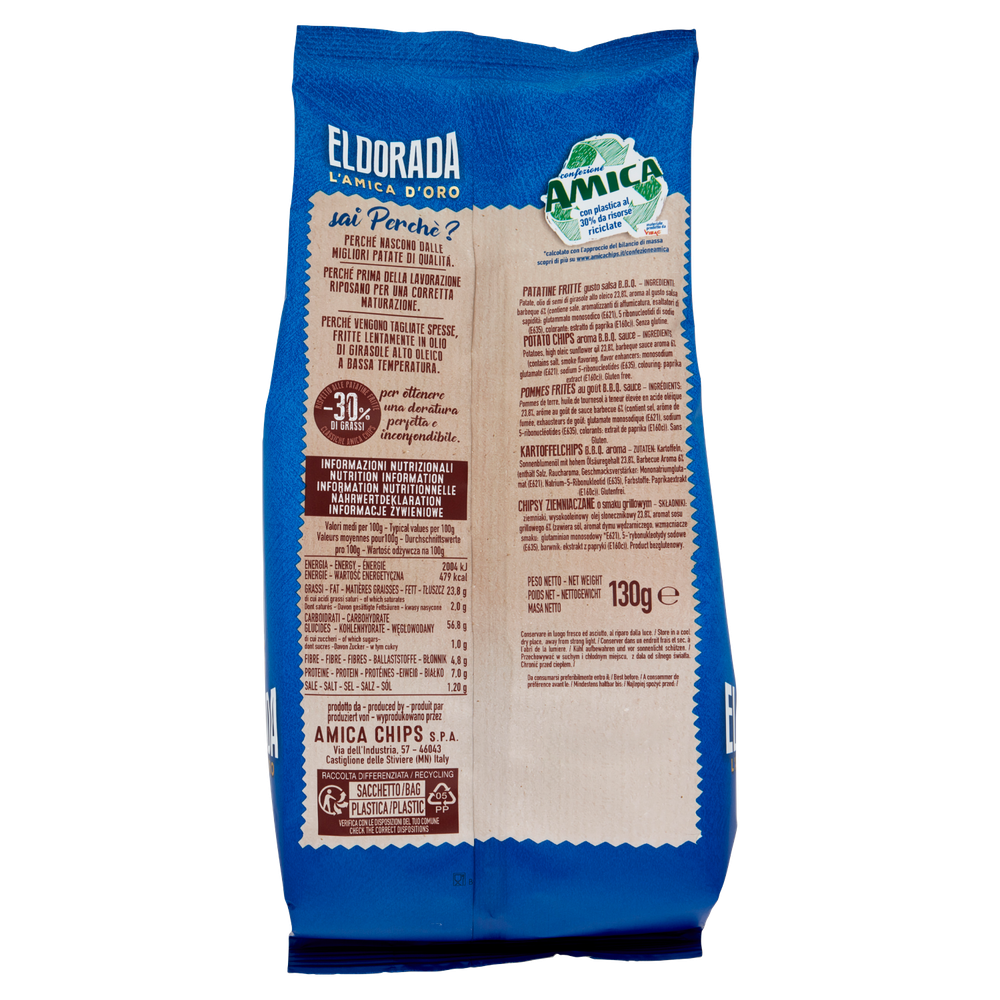 Patatine Gusto Salsa B.B.Q. Eldorada Amica Chips - Foto 3