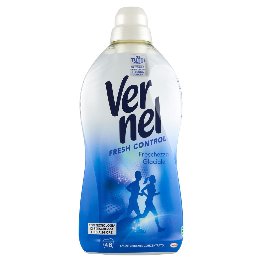 Ammorbidente Concentrato Per Lavatrice Freschezza Glaciale 48l Vernel - Foto 1