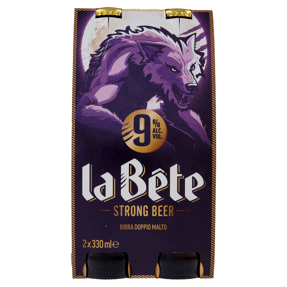 Birra Strong 9° 2x33cl La Bete - Foto 3