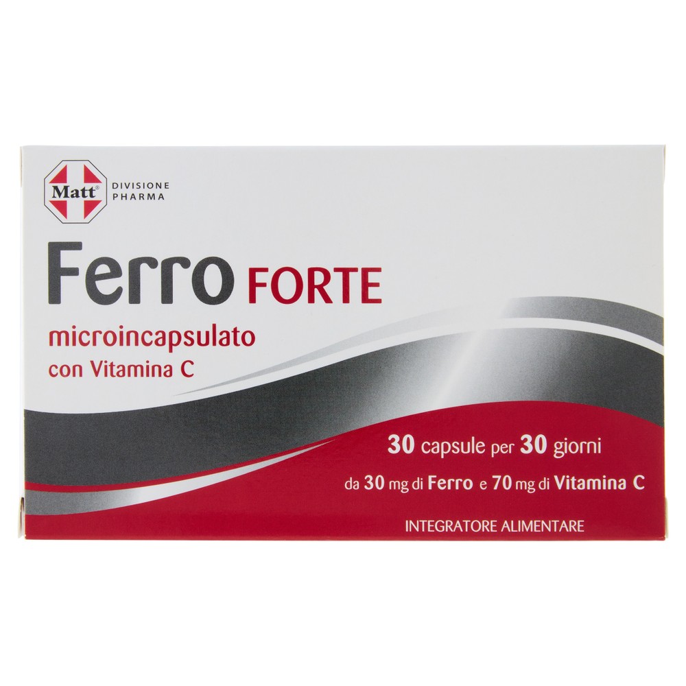 Matt Divisione Pharma Ferro Forte Con Vitamina C 30 Capsule - Foto 1