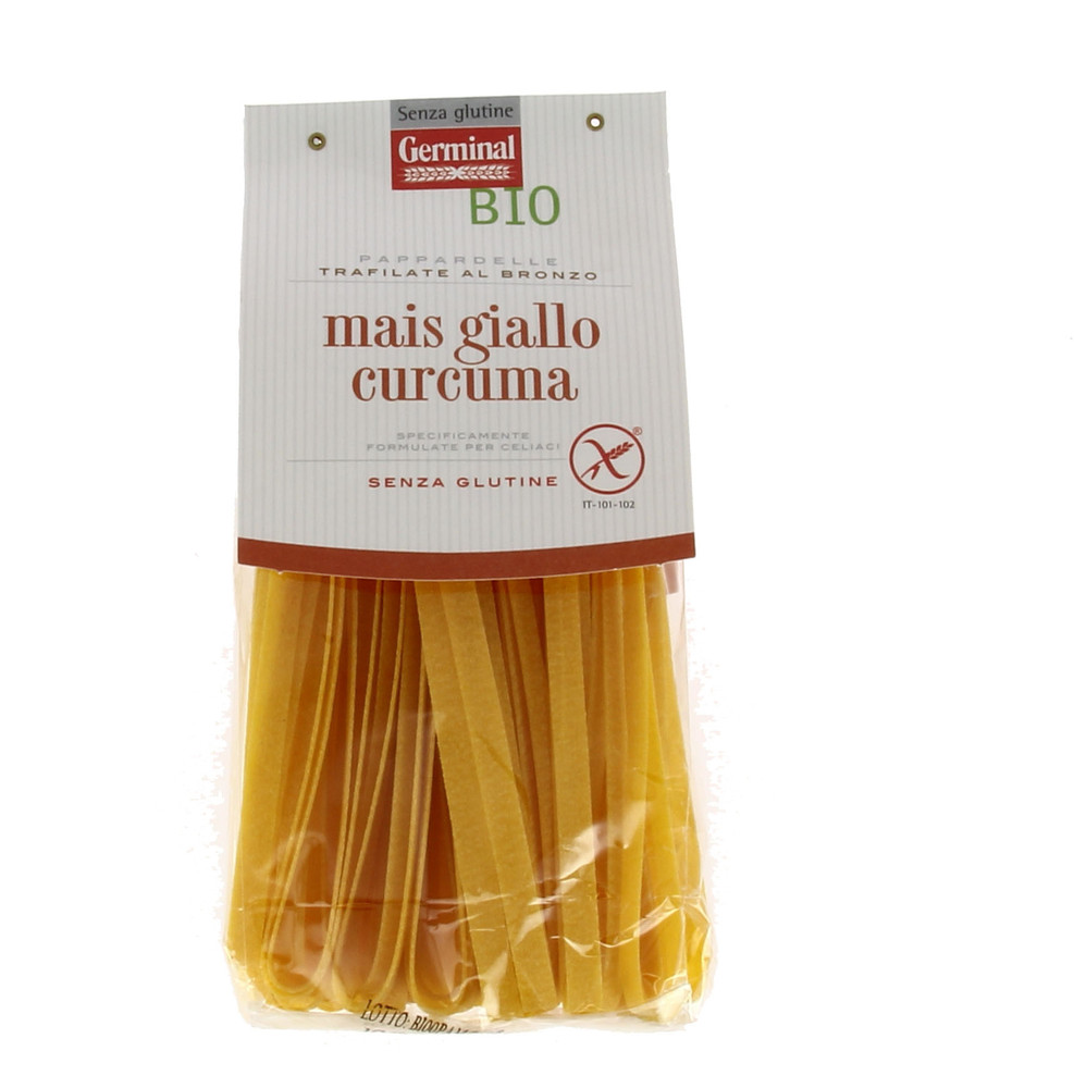 Pappardelle Mais Giallo E Curcuma Senza Glutine Germinal Bio - Foto 1