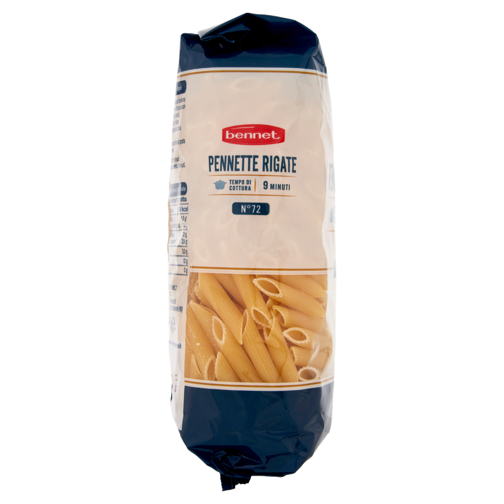 Pennette Rigate N72 Pasta Di Semola Di Grano Duro Bennet