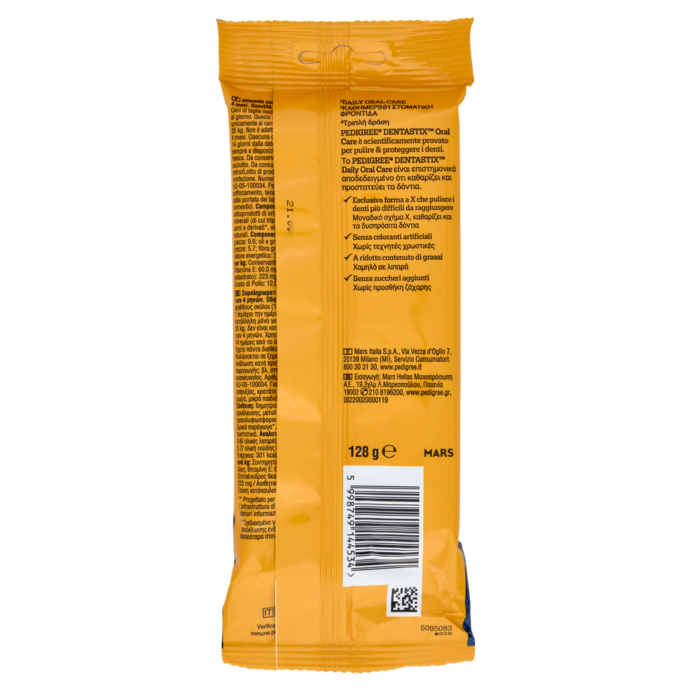 Pedigree Dentastix Snack Igiene Orale Per Cani Medi, 5x26g - Foto 3