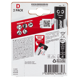 2 Pile Torcia D Alkaline Max Energizer - Foto 3