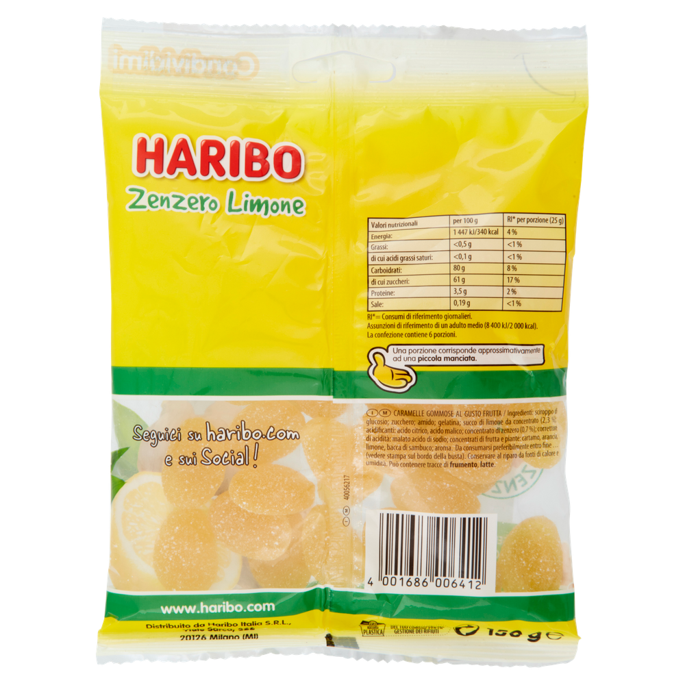 Caramelle Gommose Zenzero E Limone Haribo - Foto 3