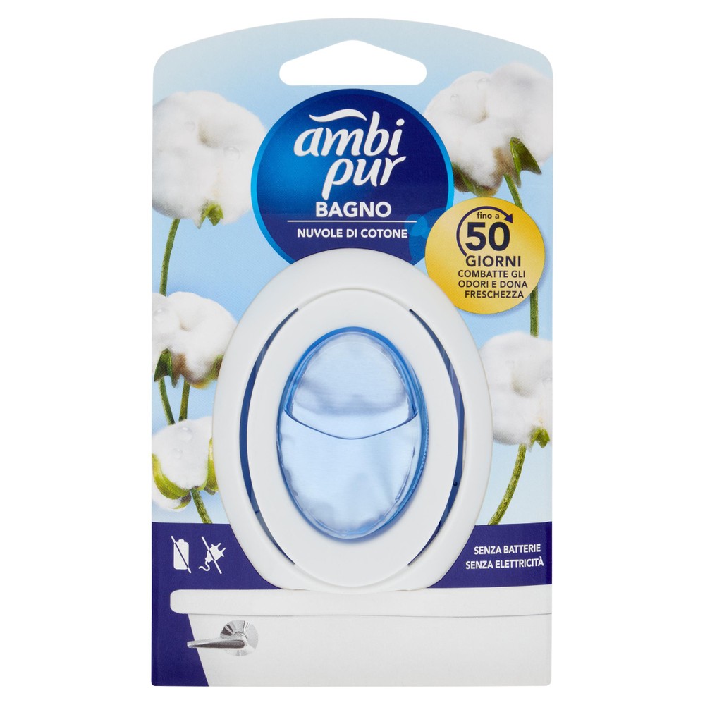 Deodorante Ambiente Per Bagno Cotone Ambipur - Foto 1