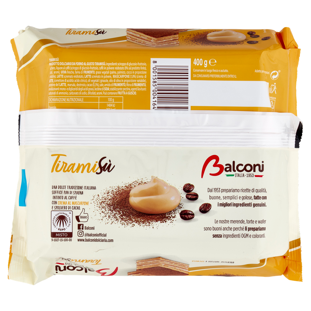 Torta Tiramisù Con Soffice Pan Di Spagna Balconi - Foto 3