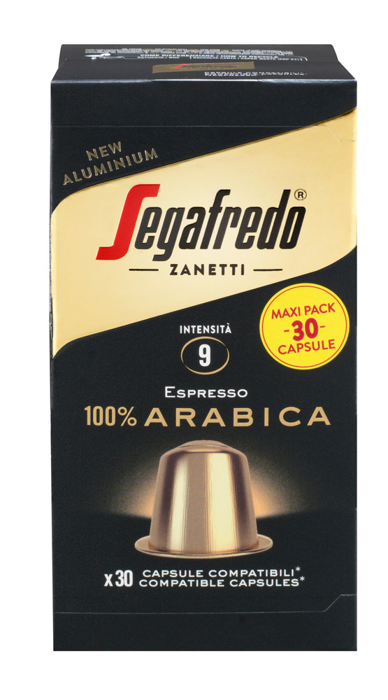 Segafredo 100% Arabica - Capsules en aluminium
