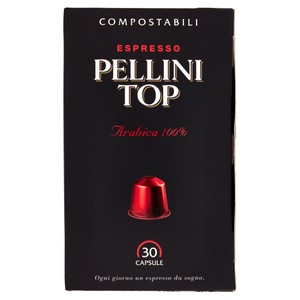 Capsule Caffe' Top Pellini Compatibili Sistema Nespresso Conf. Da 30