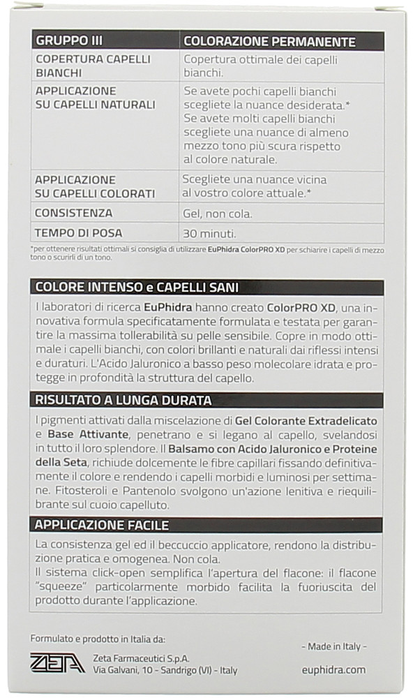 Tinta 500 Castano Chiaro Colorpro Xd Euphidra - Foto 2