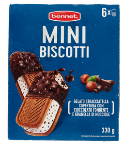 6 Mini Biscotti Ricoperti Bennet