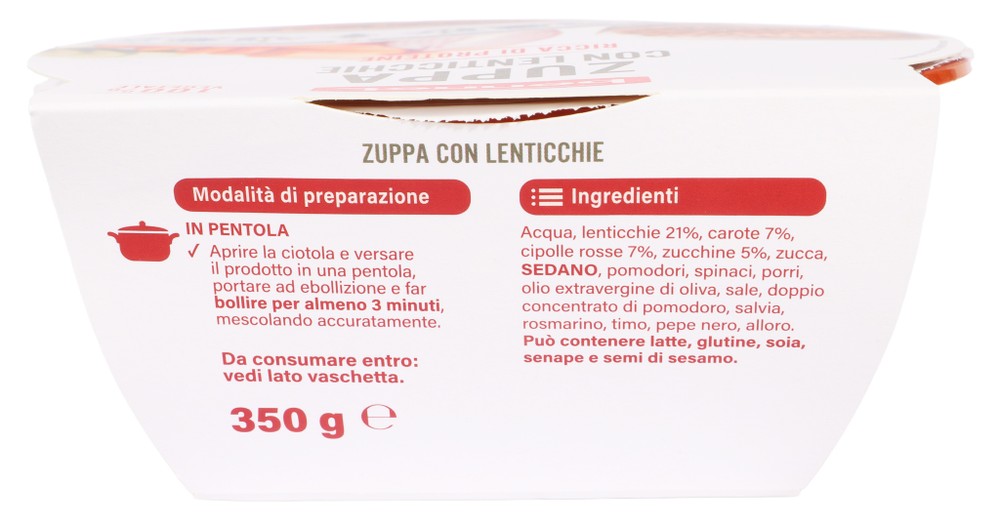 Zuppa Con Lenticchie Bennet Monoporzione - Foto 2