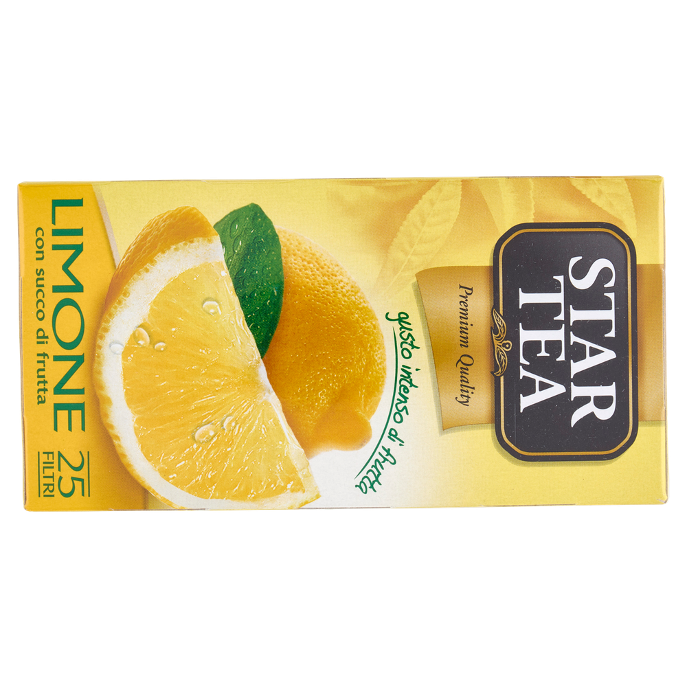 Tè Nero Aromatizzato Al Limone In Bustine 25x1,7g Star Tea - Foto 3