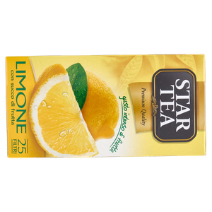 Tè Nero Aromatizzato Al Limone In Bustine 25x1,7g Star Tea - Foto 3
