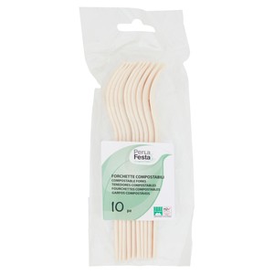10 Forchette Natural Compostabili - Foto 1