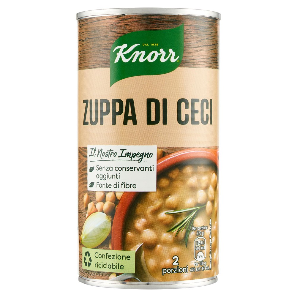 Zuppa Di Ceci Senza Conservanti Knorr - Foto 1