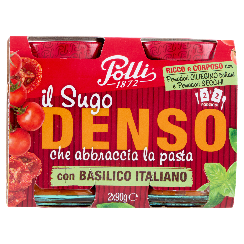 Sugo Denso Di Pomodoro Al Basilico Italiano Polli - Foto 3