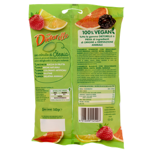 Caramelle Gommose Limone Mora Arancia E Fragola Sugar Free Dietorelle - Foto 3