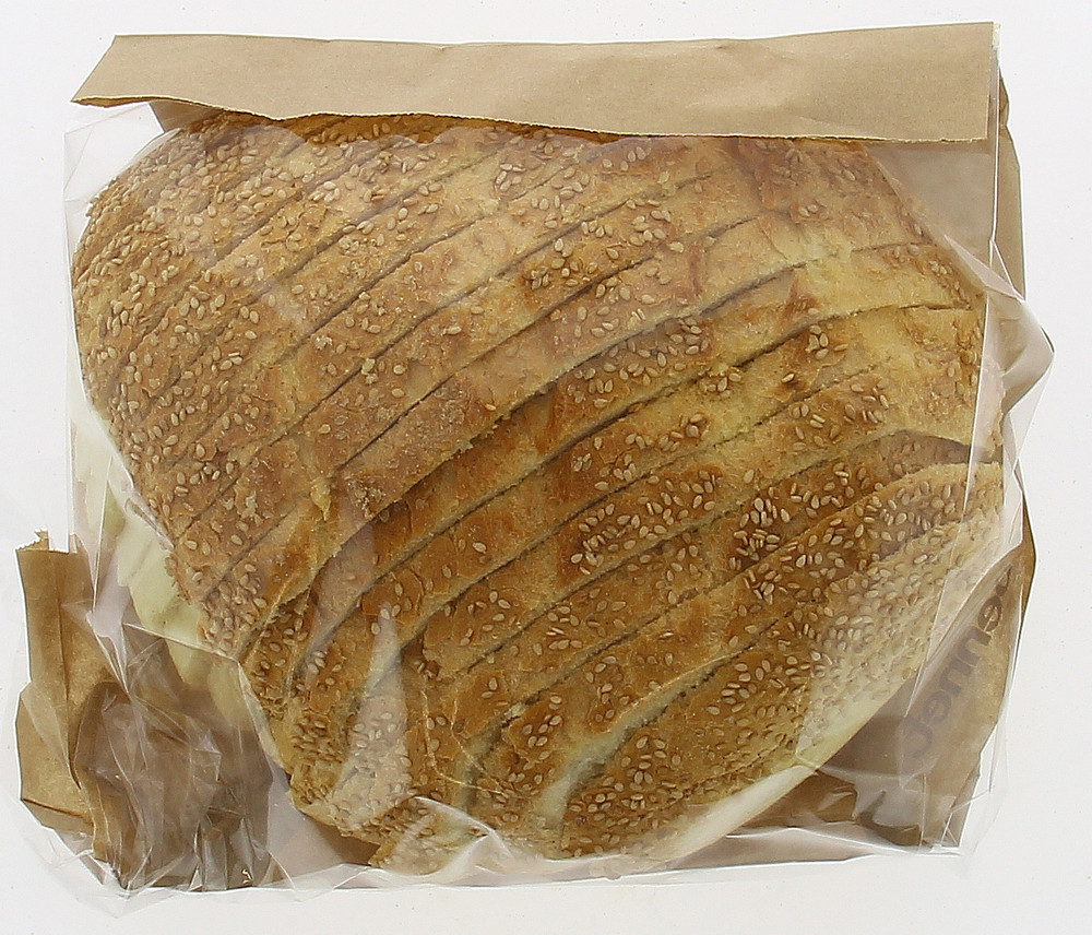 Pane Tipo Siciliano Affettato (pane Di Semola Con Semi Di Sesamo) - Foto 2